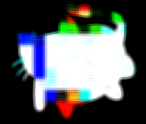 the cat spin pixel